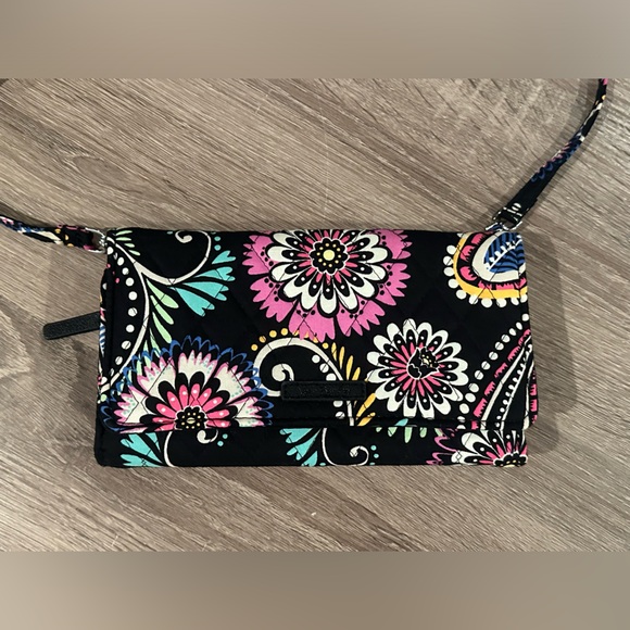 Vera Bradley crossbody trifold wallet purse - Picture 7 of 8